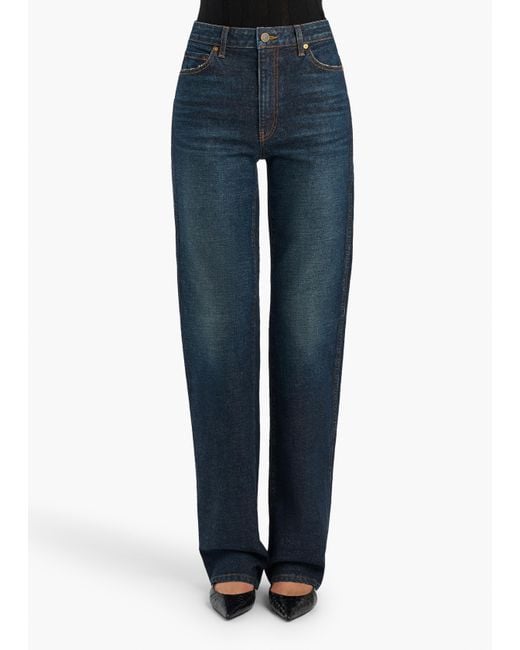 Khaite Blue Danielle Stretch Jean
