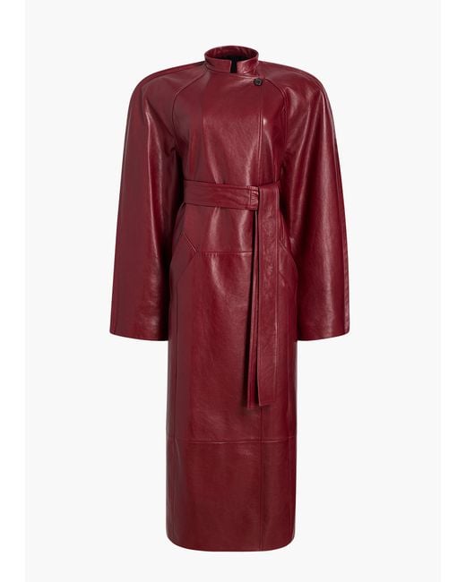 Khaite Red Rothen Coat
