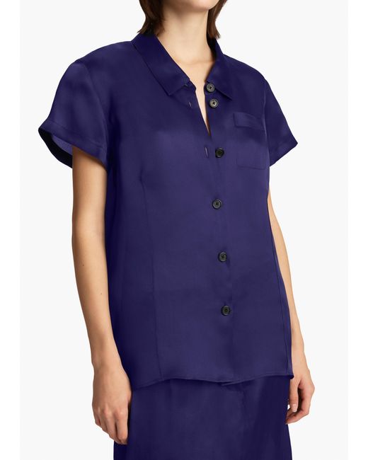 Khaite Blue Keefe Top