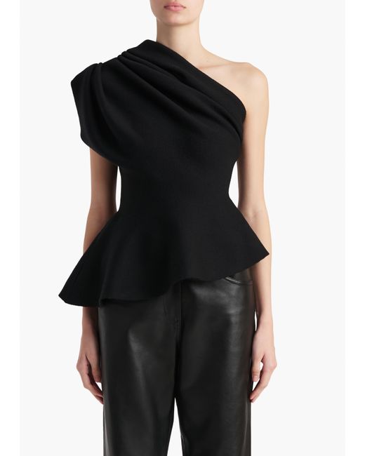 Khaite Black Aimee Top