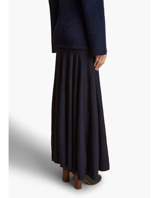 Khaite Blue Xenia Dress