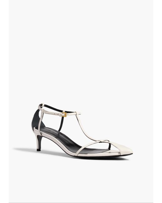 Khaite White Bella Sandal