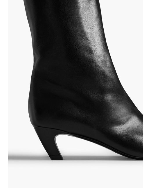 Khaite Black Davis Boot