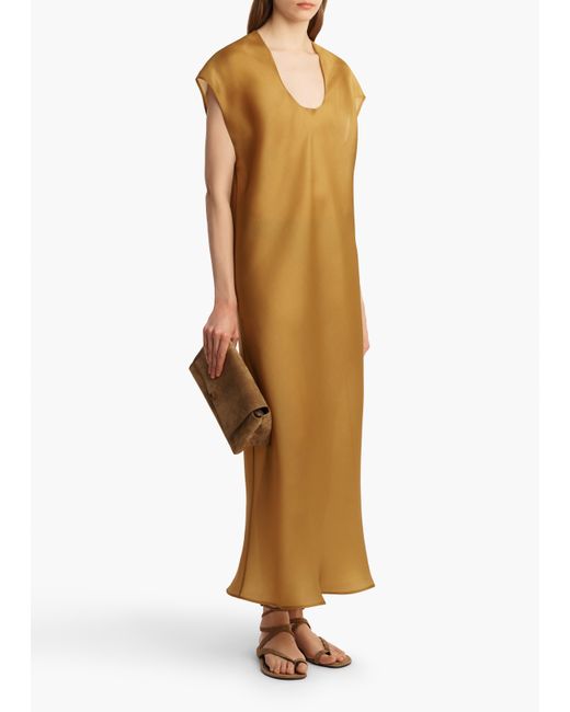 Khaite Metallic Darby Dress
