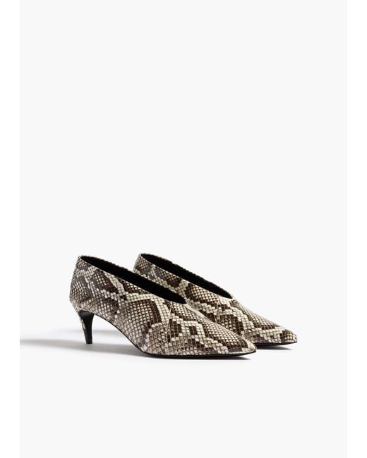 Khaite White Exclusive Miriam Low Pump