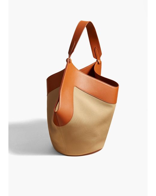 Khaite Brown Exclusive Medium Lotus Tote