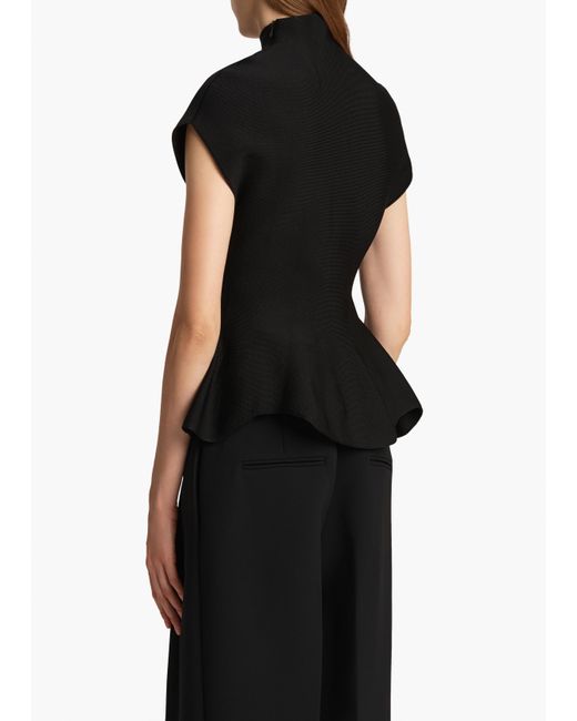 Khaite Black Andra Top