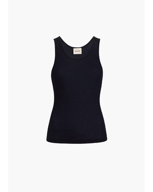 Khaite Blue Johnnie Top