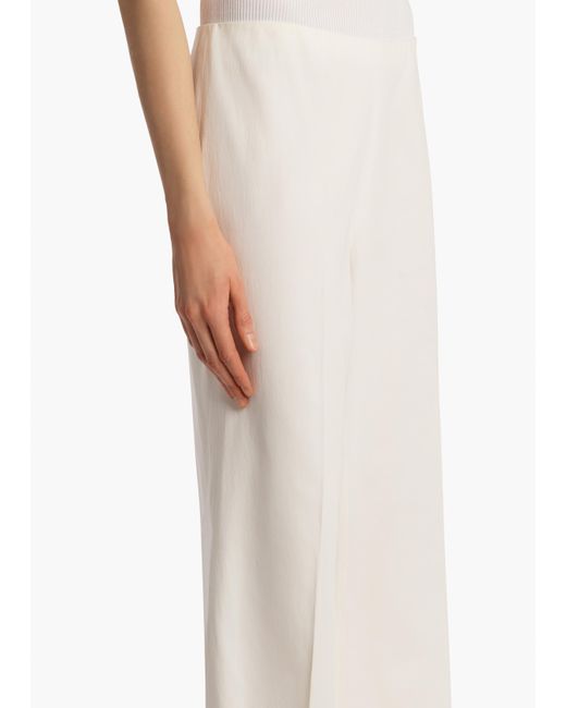 Khaite White Walter Pant