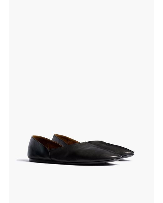 Khaite White Jane Flat