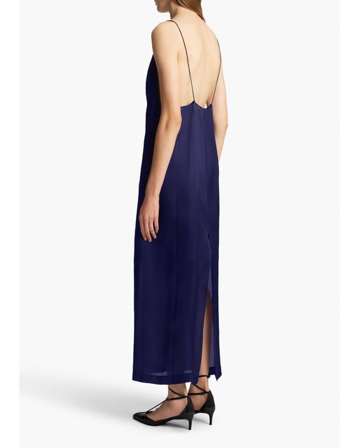 Khaite Blue Tulula Dress