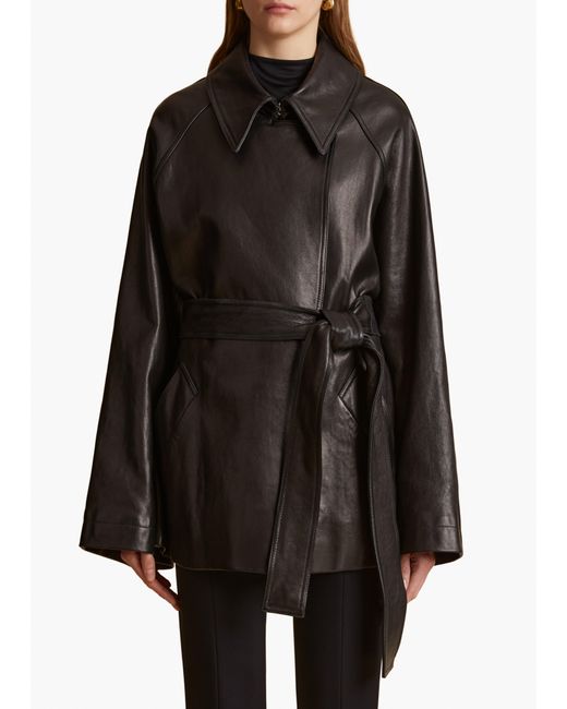 Khaite Black Micky Coat