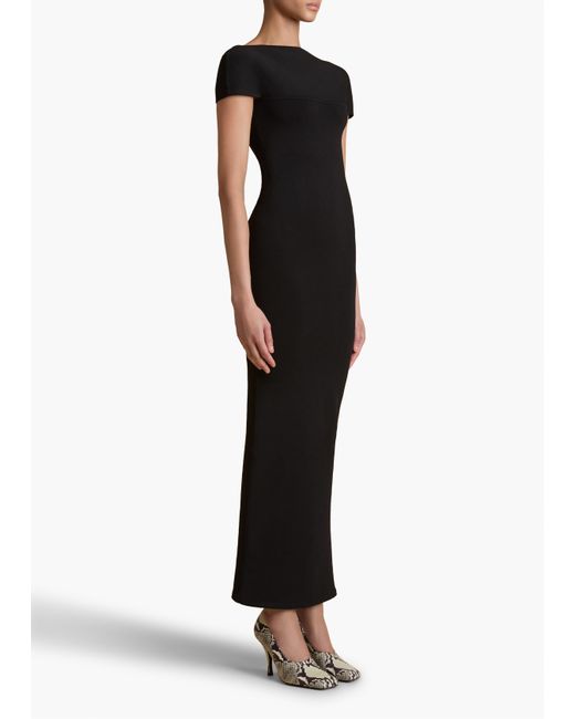 Khaite Black Basile Dress