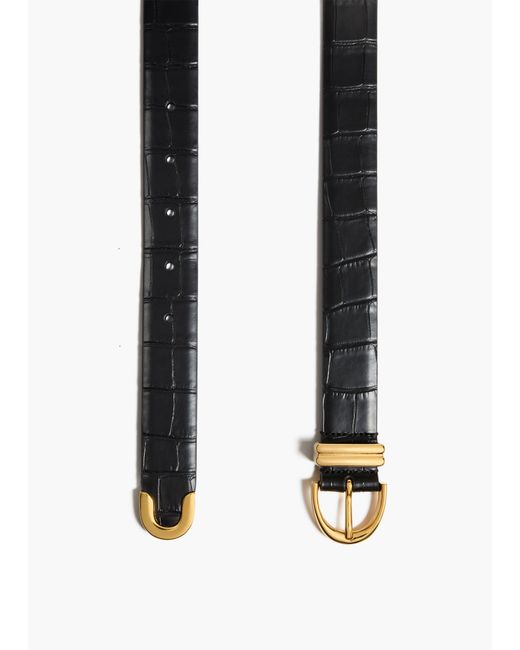 Khaite Black Bambi Belt