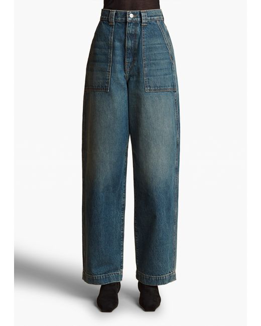 Khaite Blue Hewitt Jean