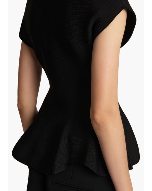 Khaite Black Andra Top