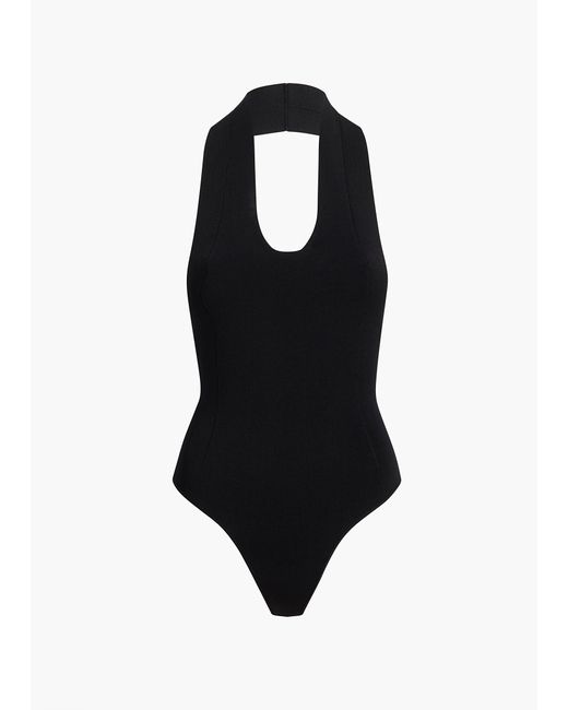Khaite Black Toto Bodysuit