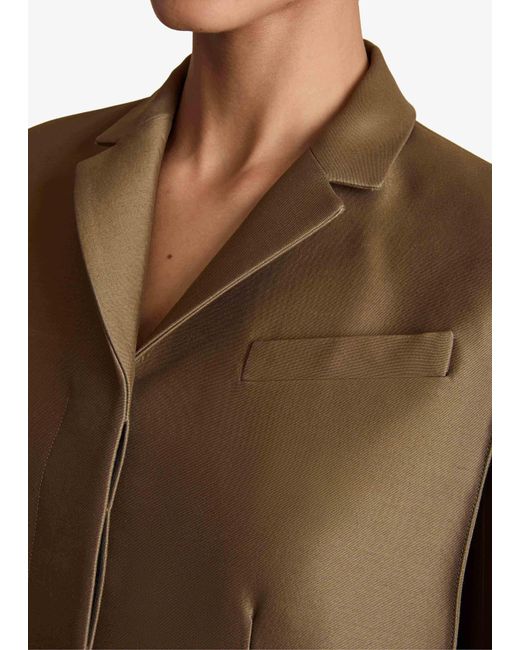 Khaite Green Crittan Jacket