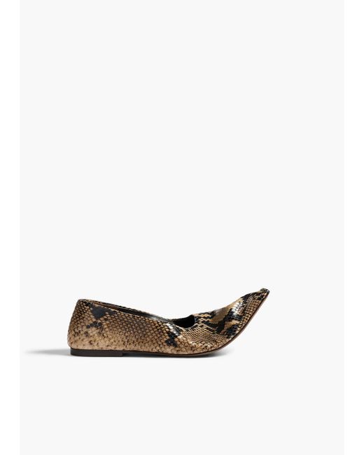 Khaite White Marlene Ballerina