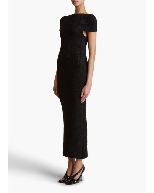 Khaite Black Exclusive Paola Dress