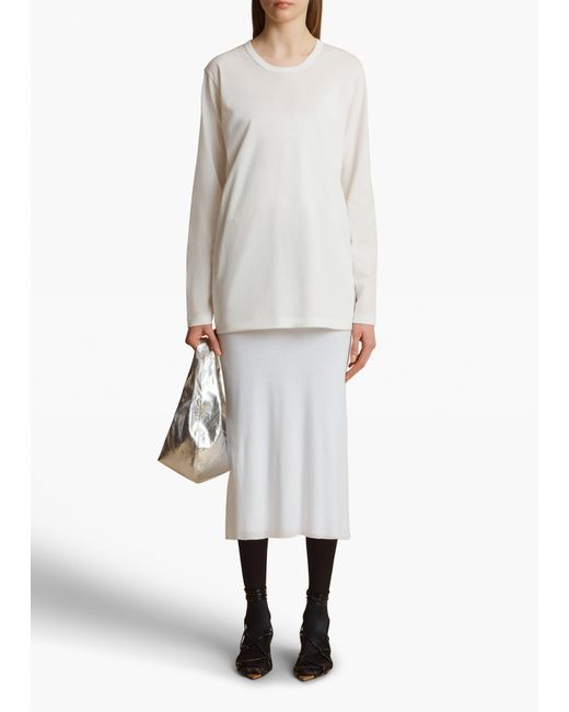 Khaite White Morton Top