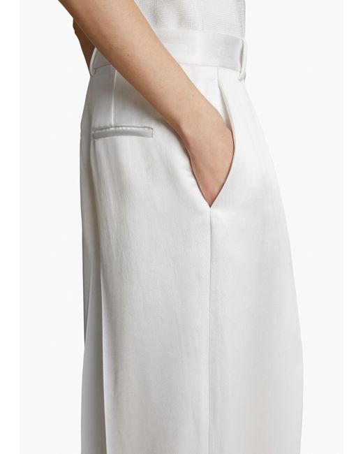 Khaite White Marinta Pant