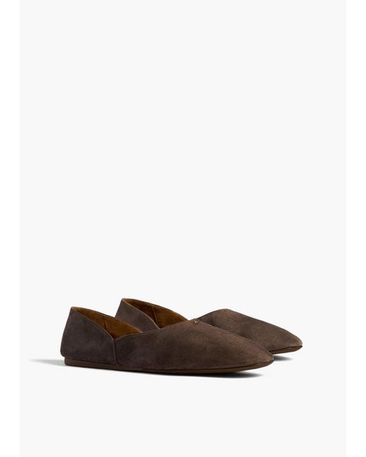 Khaite White Jane Flat