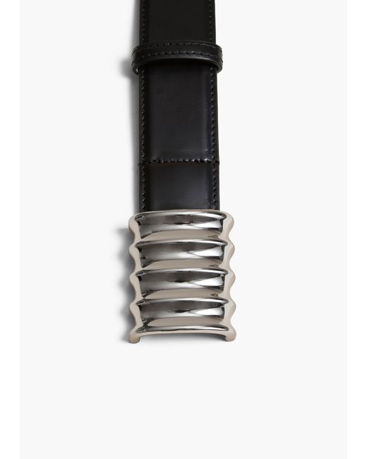Khaite Black Small Julius Belt