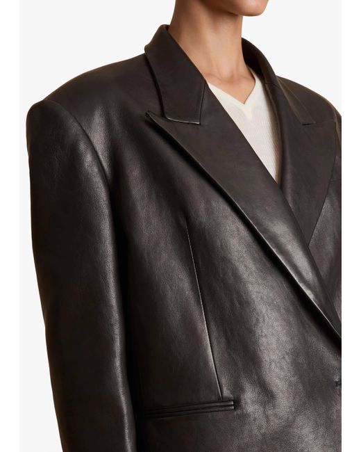 Khaite Black Tonni Blazer