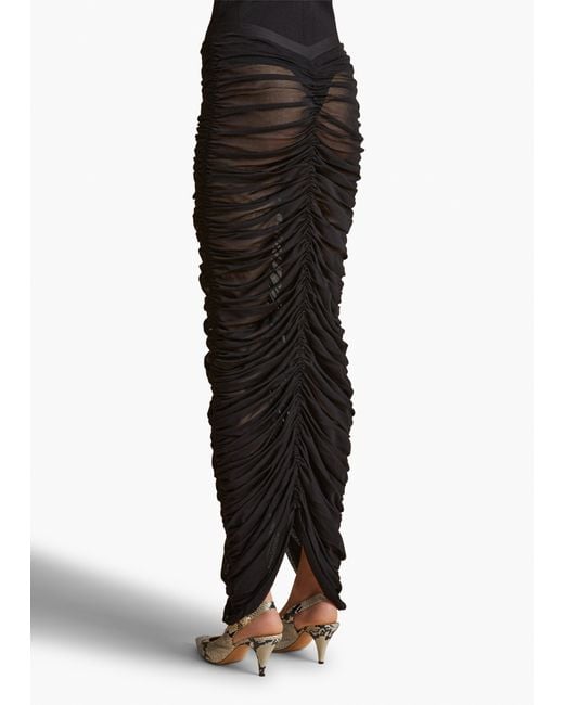 Khaite Black Laure Skirt