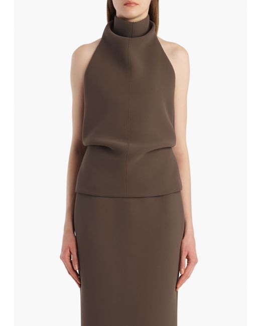 Khaite Brown Rone Top