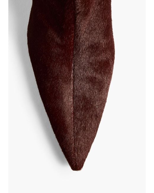 Khaite Brown Sybil Ankle Boot