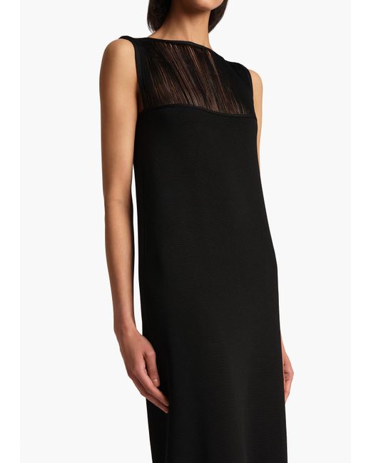 Khaite Black Ruslan Dress