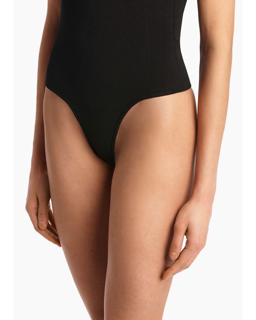 Khaite Black Toto Bodysuit