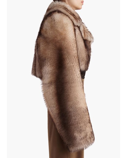 Khaite Natural Exclusive Stallone Shearling Jacket