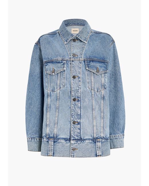 Khaite Blue Grizzo Jacket