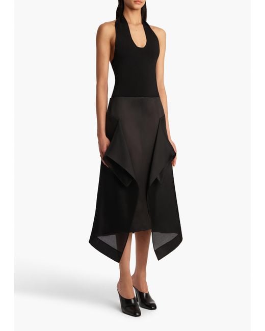 Khaite Black Toto Bodysuit