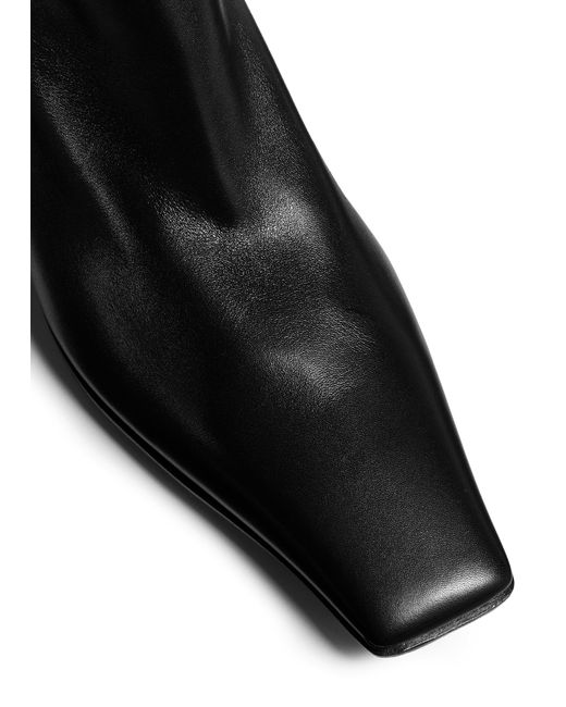 Khaite White Marfa Ankle Boot