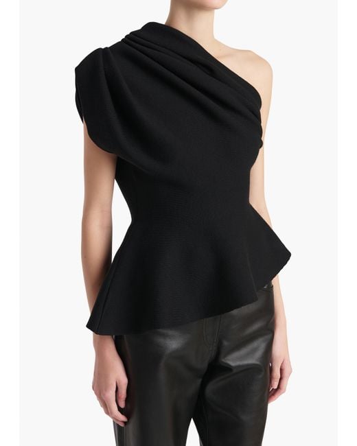 Khaite Black Aimee Top