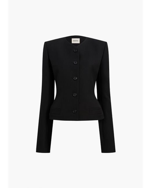 Khaite Black Nara Jacket