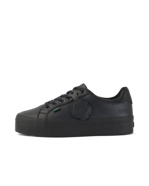 Kickers Black Adult Tovni Stack Leather Alternative