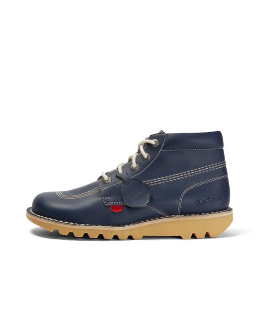 Kickers Blue Adult Kick Hi Leather Alternative