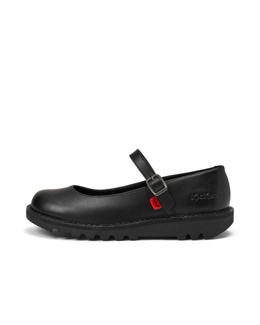 Kickers Black Adult Kick Mj Leather