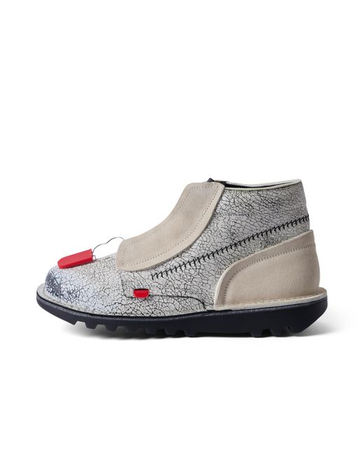 Kickers Gray Adult Acw* Kick Hi Leather Boots