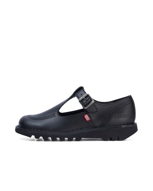 Kickers Adult Kick T Bar Leather in Blue | Lyst UK
