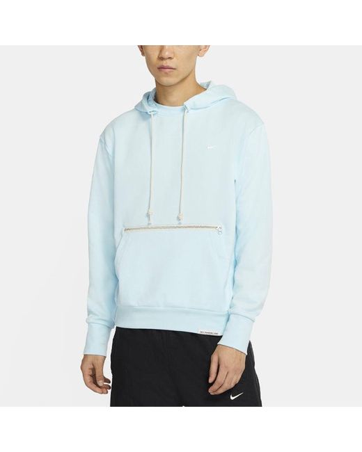 Nike Blue As Nk Standard Issue Po Hood Glacier for men
