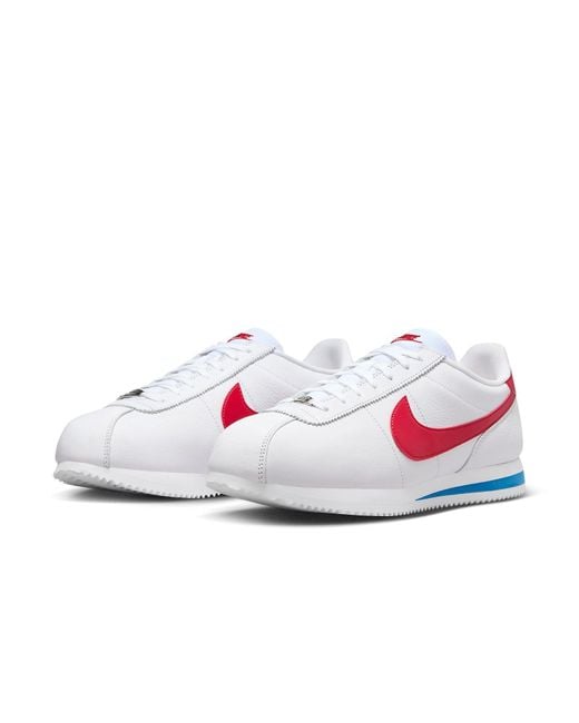 Nike White Cortez Premium Qs 'Forrest Gump' 2024 Fz1347-100 for men