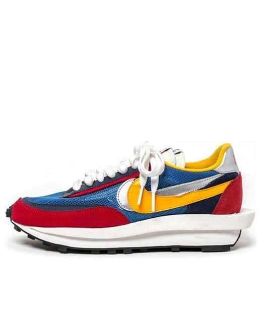 sacai mens x nike ldwaffle varsity blue