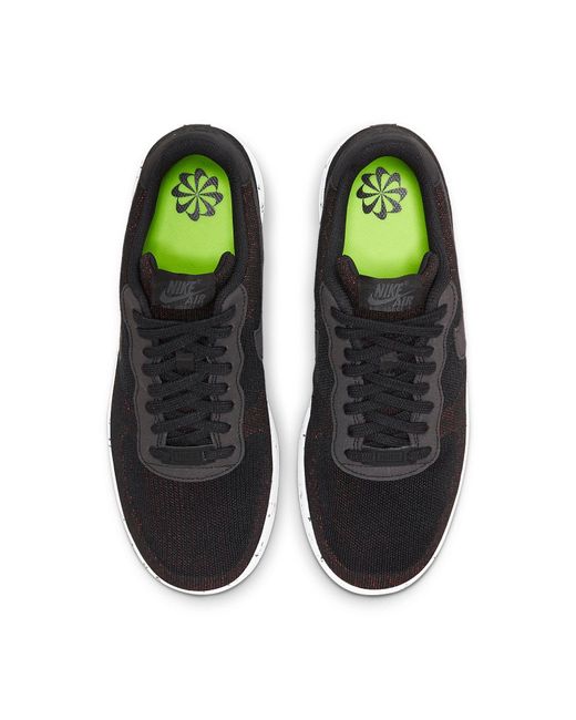 Nike Black Air Force 1 Crater Flyknit for men