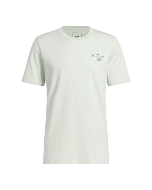 Adidas Green Originals Henry Jones Paris T-Shirt 'Linen' for men